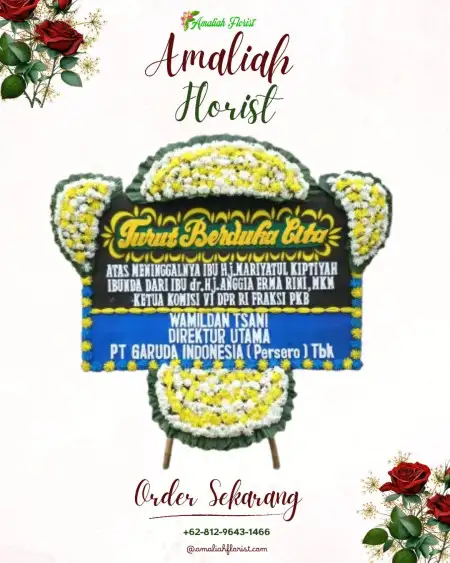 Papan Bunga Duka Venue Wedding Serpong